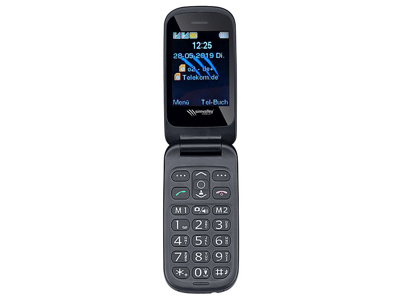 Téléphone portable à clapet CL8700 pour aveugles et malvoyants - Avh