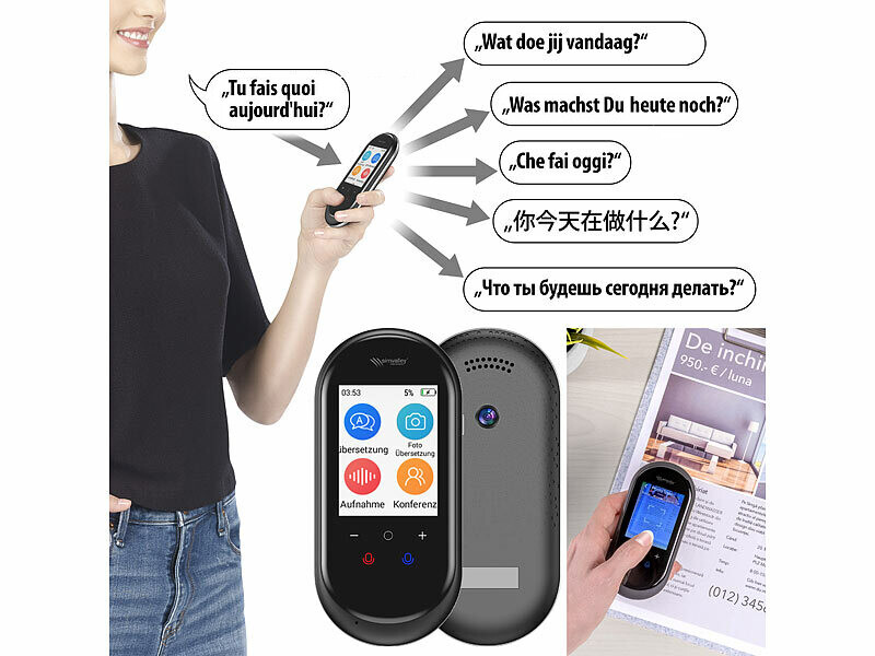 Traducteur automatique 136 langues compatible ChatGPT TTL-136 (reconditionné) – Image 2