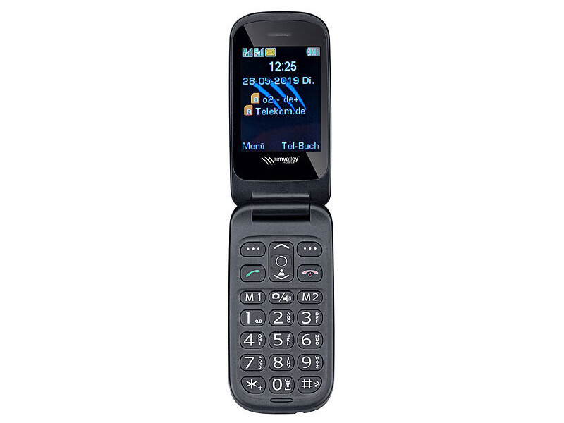 Téléphone mobile à clapet XL-949 avec appel d'urgence, bluetooth et Dual SIM – Image 3