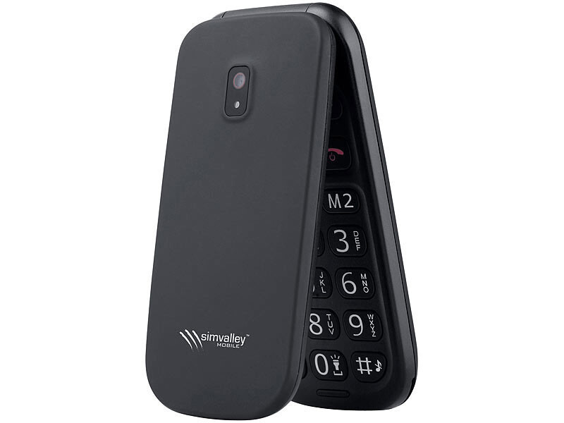 Téléphone mobile à clapet XL-949 avec appel d'urgence, bluetooth et Dual SIM – Image 2