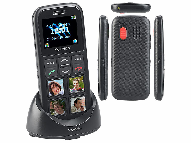 Téléphone mobile senior 4G RX-850 avec appel d'urgence et GPS (Reconditionné) – Image 3