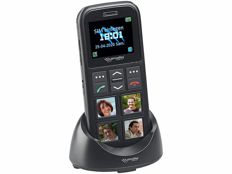 Téléphone mobile senior 4G RX-850 avec appel d'urgence et GPS (Reconditionné) – Image 4